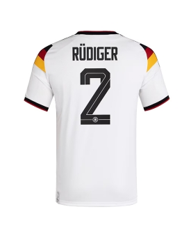 Billige Fotballdrakt Tyskland Antonio Rudiger #2 Replika Hjemmedrakt VM 2026 Kortermet Billige Fotballdrakt Tyskland Antonio Rudiger #2 Replika Hjemmedrakt VM 2026 Kortermet